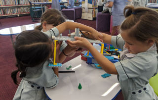 St Aloysius Catholic Primary School Cronulla students using LEGO