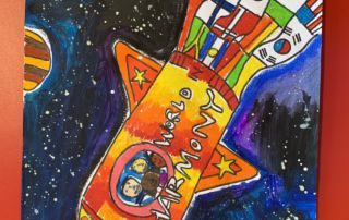 St Francis de Sales' Catholic Primary School Woolooware student Luca Atzeri's Harmony Day Poster Competition entry.