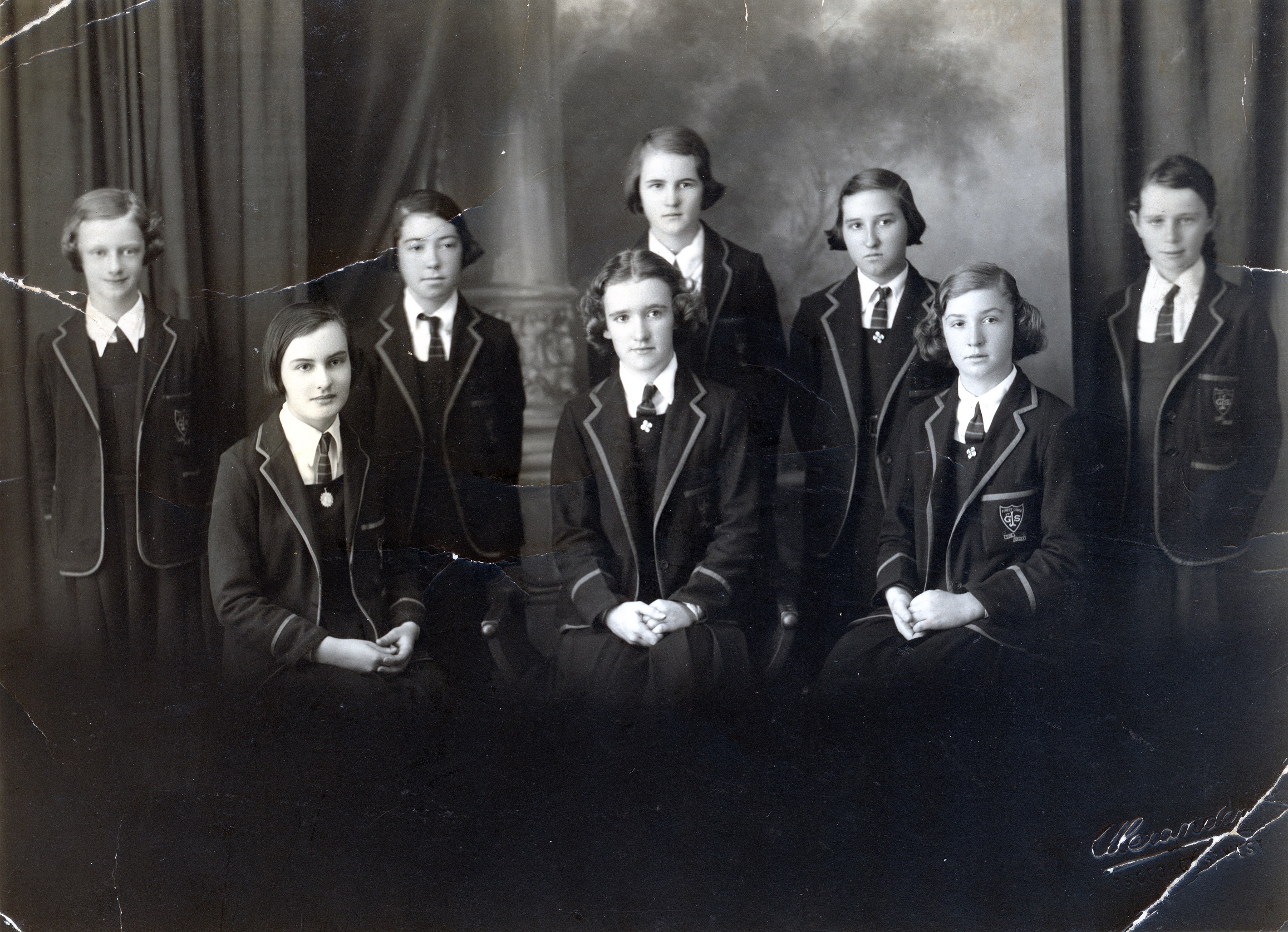 St James' 1936 Diocesan exam class