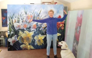 Amanda McPaul-Browne at Heart of the Mountains Art Studio