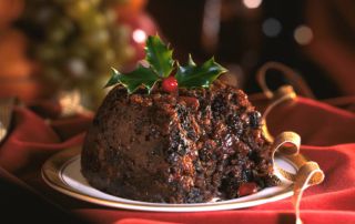 A Christmas pudding