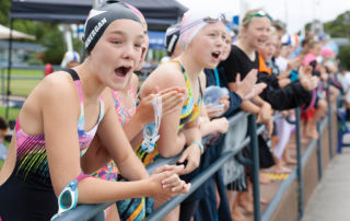 Swimmers at Sydney Catholic Schools Zone 5 Swimming Carnival