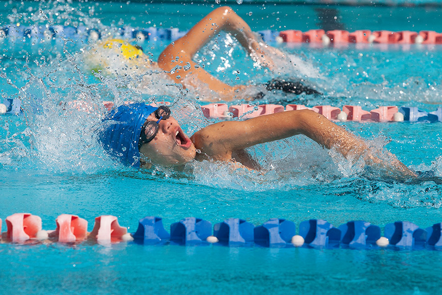 Swimmers at Sydney Catholic Schools Zone 6 Swimming Carnival