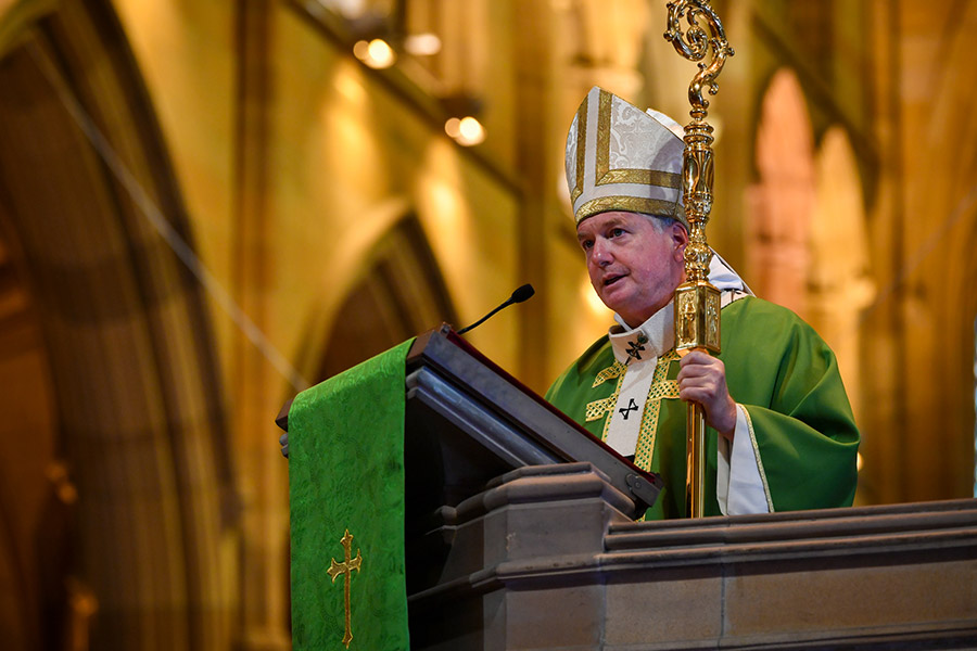 Commissioning Mass for Sydney Catholic Schools first-year teachers at St Mary's Cathedral