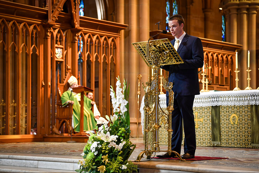 Commissioning Mass for Sydney Catholic Schools first-year teachers at St Mary's Cathedral