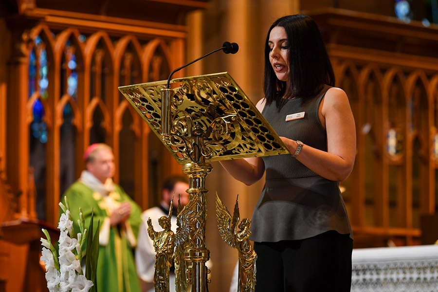 Commissioning Mass for Sydney Catholic Schools first-year teachers at St Mary's Cathedral