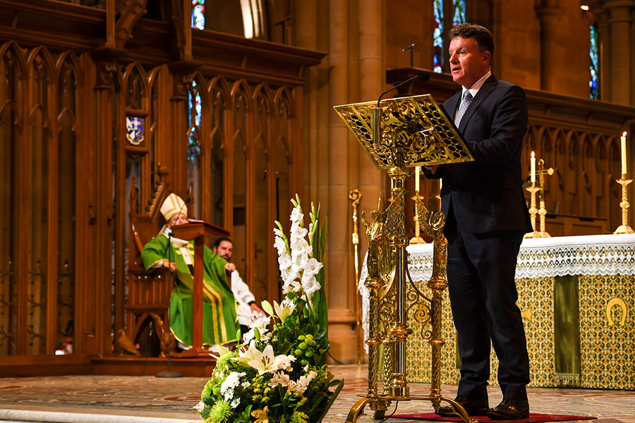 Commissioning Mass for Sydney Catholic Schools first-year teachers at St Mary's Cathedral