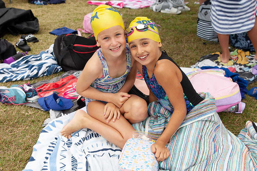 Swimmers at Sydney Catholic Schools Zone 5 Swimming Carnival