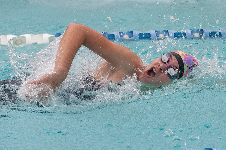 Swimmers at Sydney Catholic Schools Zone 5 Swimming Carnival