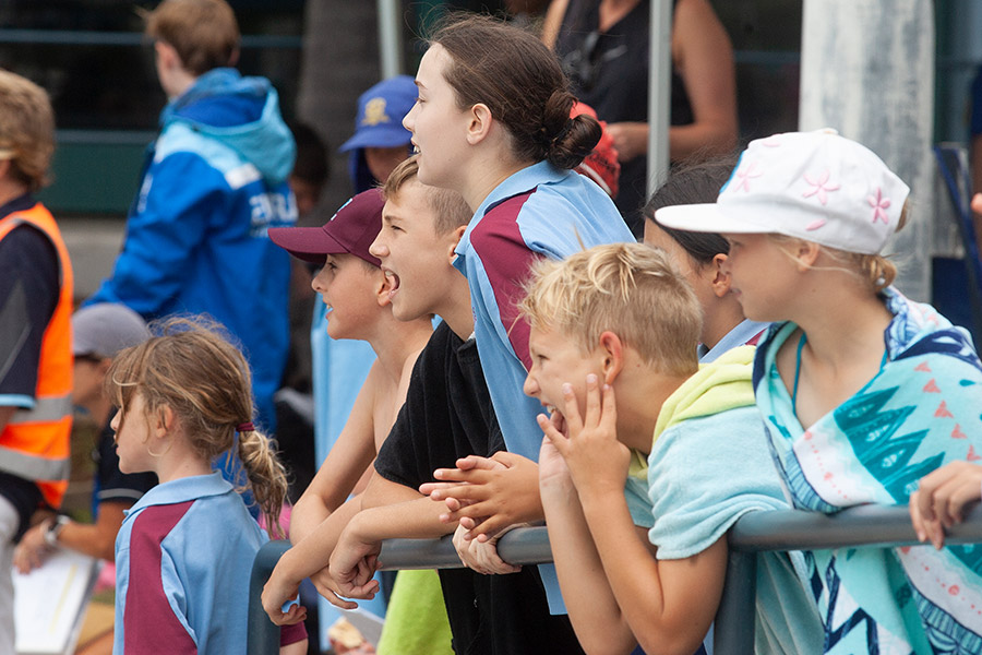 Swimmers at Sydney Catholic Schools Zone 5 Swimming Carnival