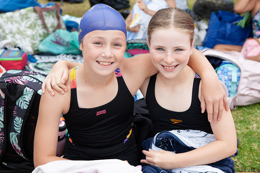 Swimmers at Sydney Catholic Schools Zone 5 Swimming Carnival