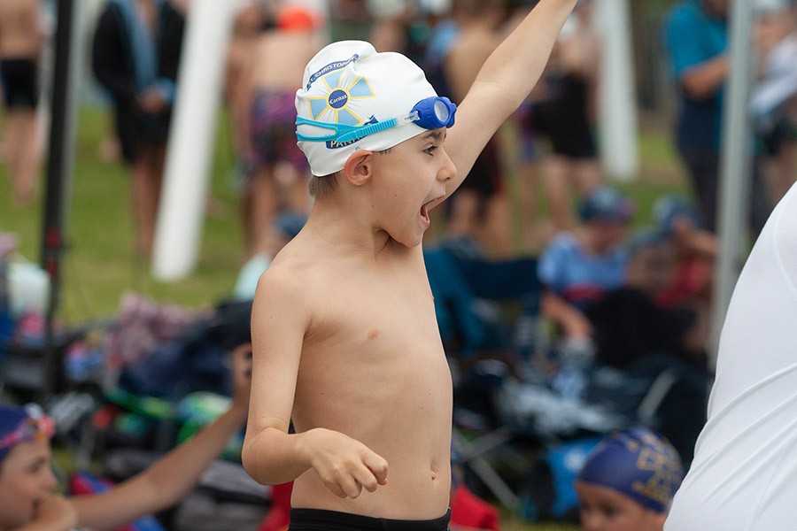 Swimmer at Sydney Catholic Schools Zone 5 Swimming Carnival