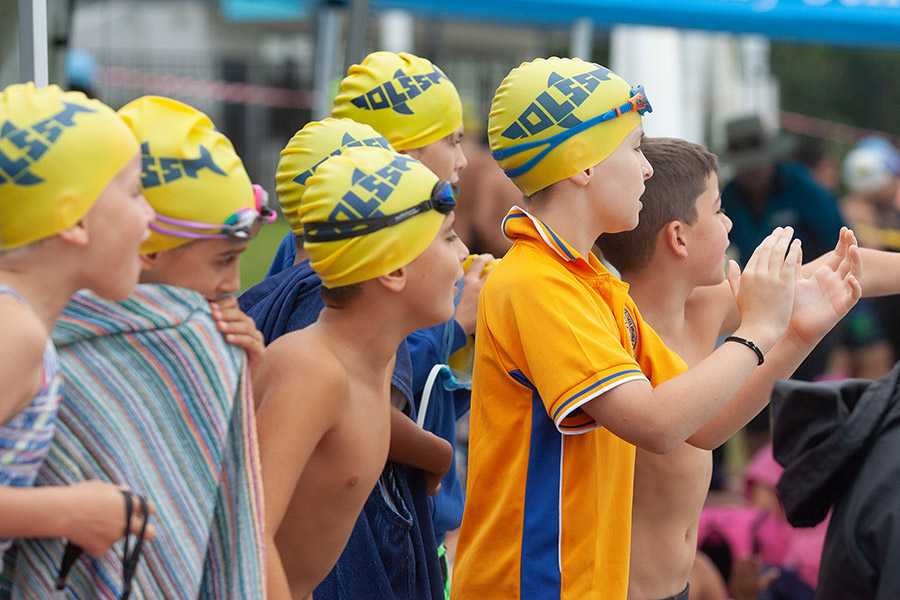 Swimmers at Sydney Catholic Schools Zone 5 Swimming Carnival