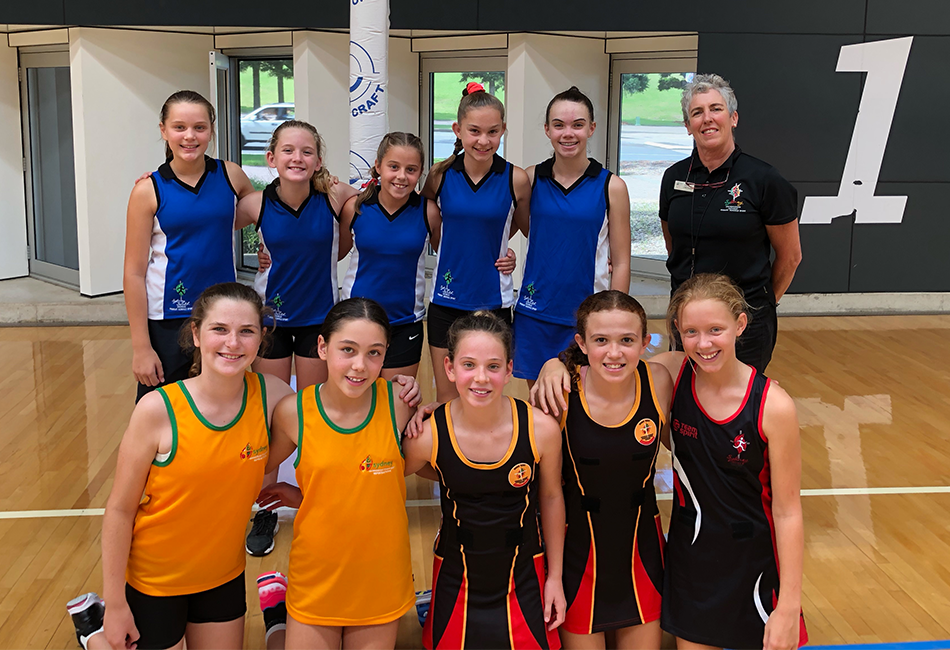 Selected team for MacKillop netball team 2021