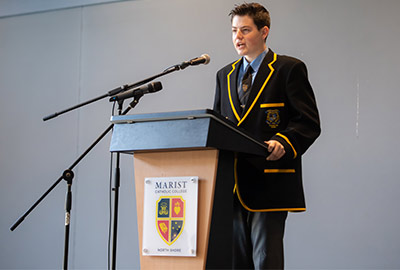 Harrison Edwards, the current faith formation leader at Marist Catholic College North Shore