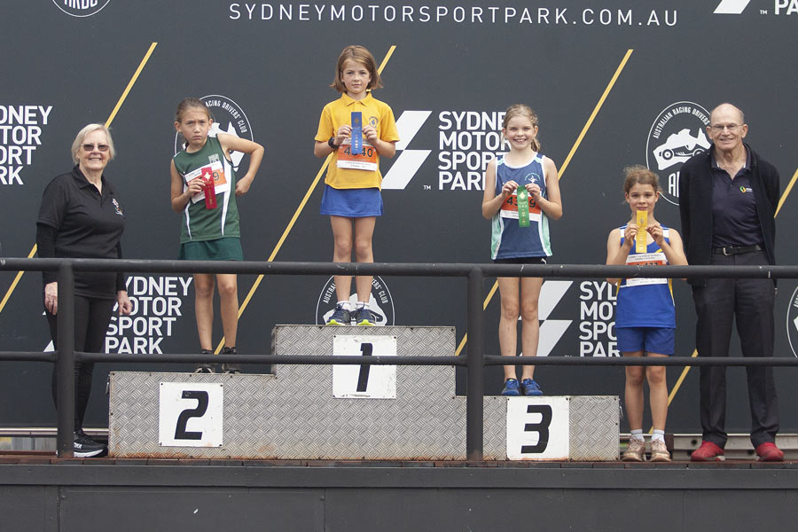 2021 Cross Country Podium Girls 8/9 Group D