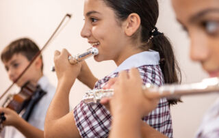 Holy Spirit Catholic College Lakemba students take part in Amadeus Music Program lessons