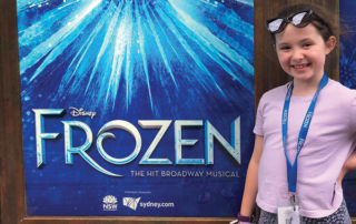 Our Lady Of Fatima Kingsgrove student in Frozen musical