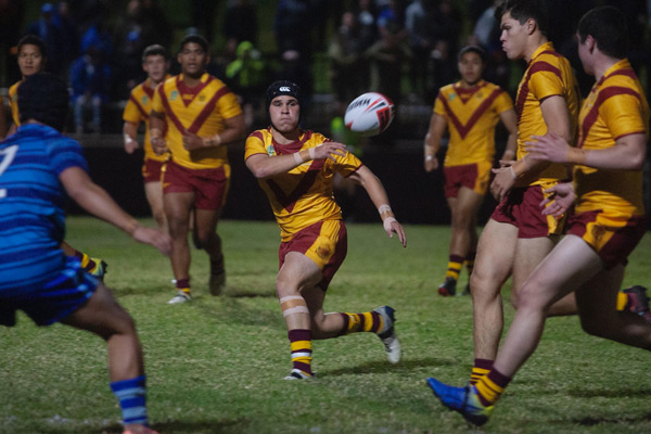 Holy Cross College Ryde with the ball