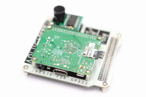 A Raspberry Pi used for the Cuberider project in 2016.