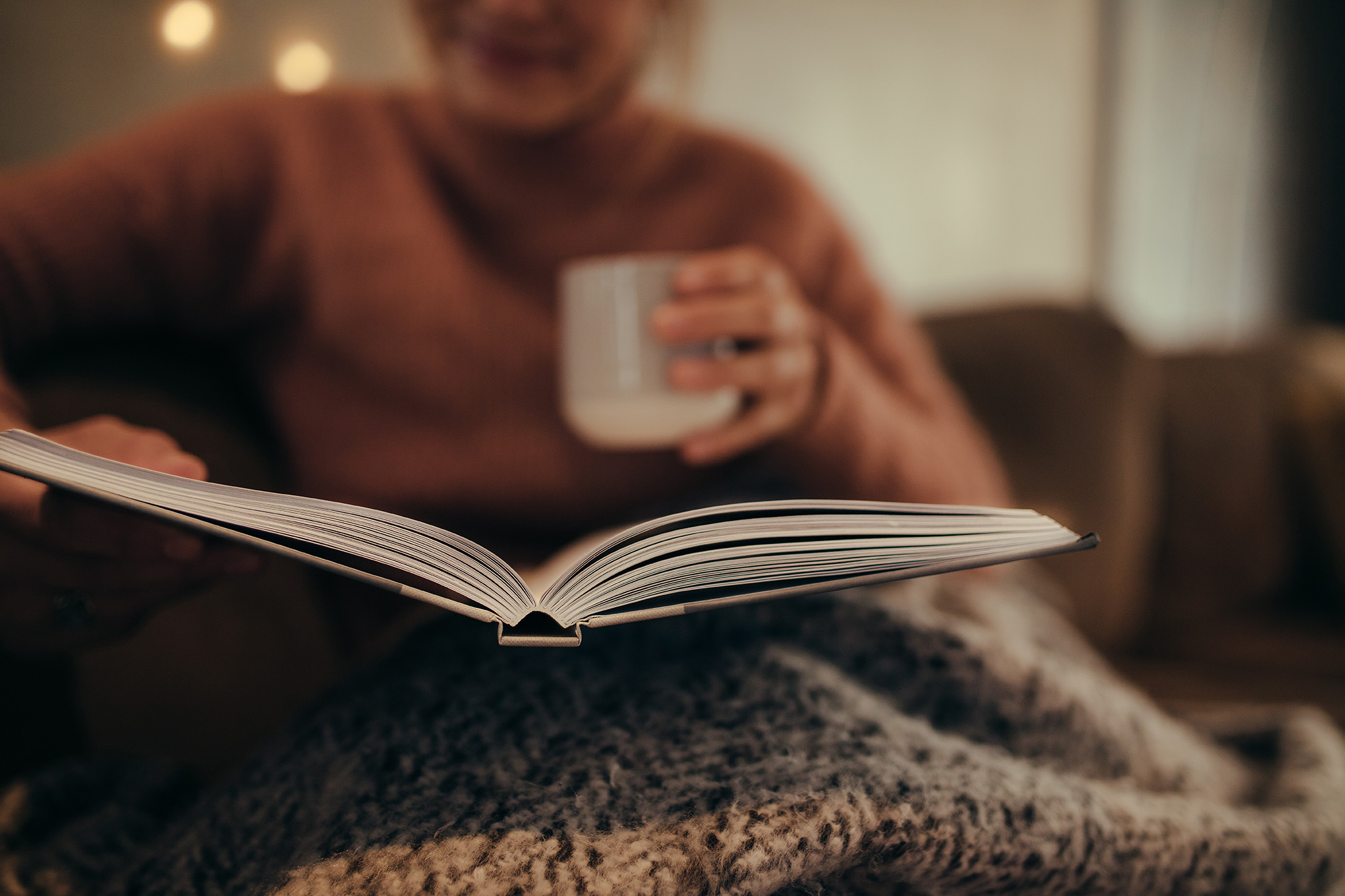 A good book and a cup of tea. Photo - Jacob Lund